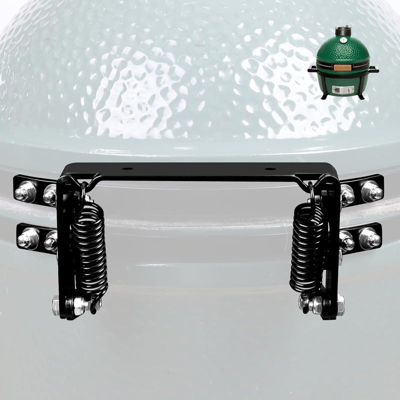 Vankey Replacement Hinge Assembly for Minimax Green Egg – Compact Powder Coated Steel Hinge with 304 Stainless Steel Spring, Heavy-Duty Hinges Hardware Kit for Portable Egg Grills (Minimax) - Image 1